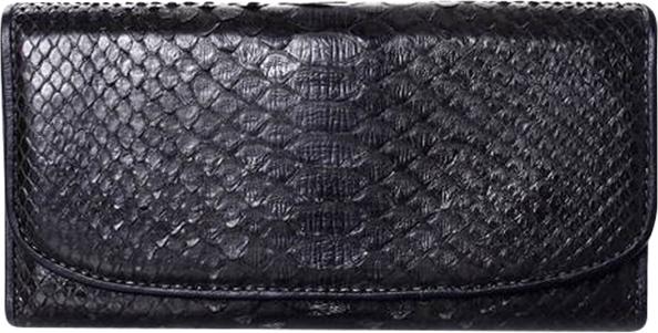 Ví Nữ Da Trăn Huy Hoàng HT3302 (19 x 11 cm) - Đen