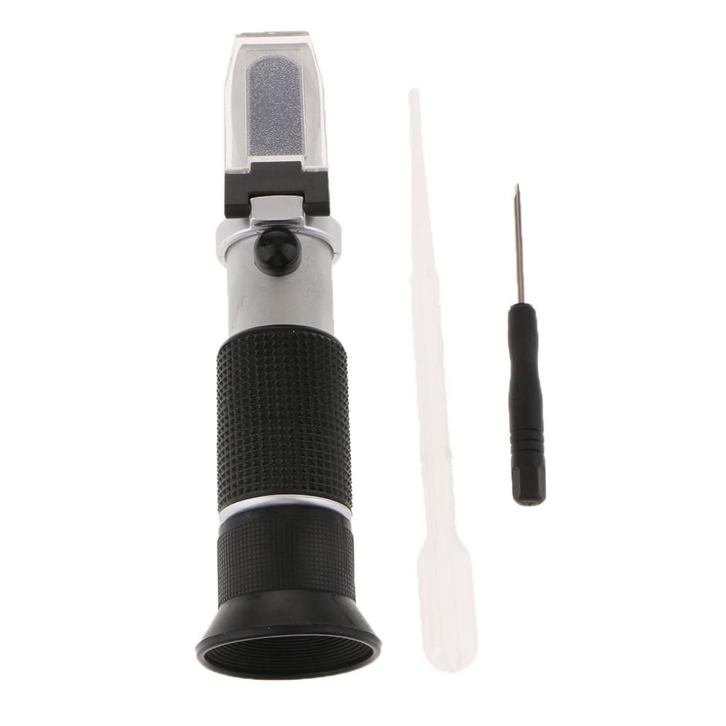 Refractometer Tester Tool Test Freezing Point of Antifreeze + Brake Fluid