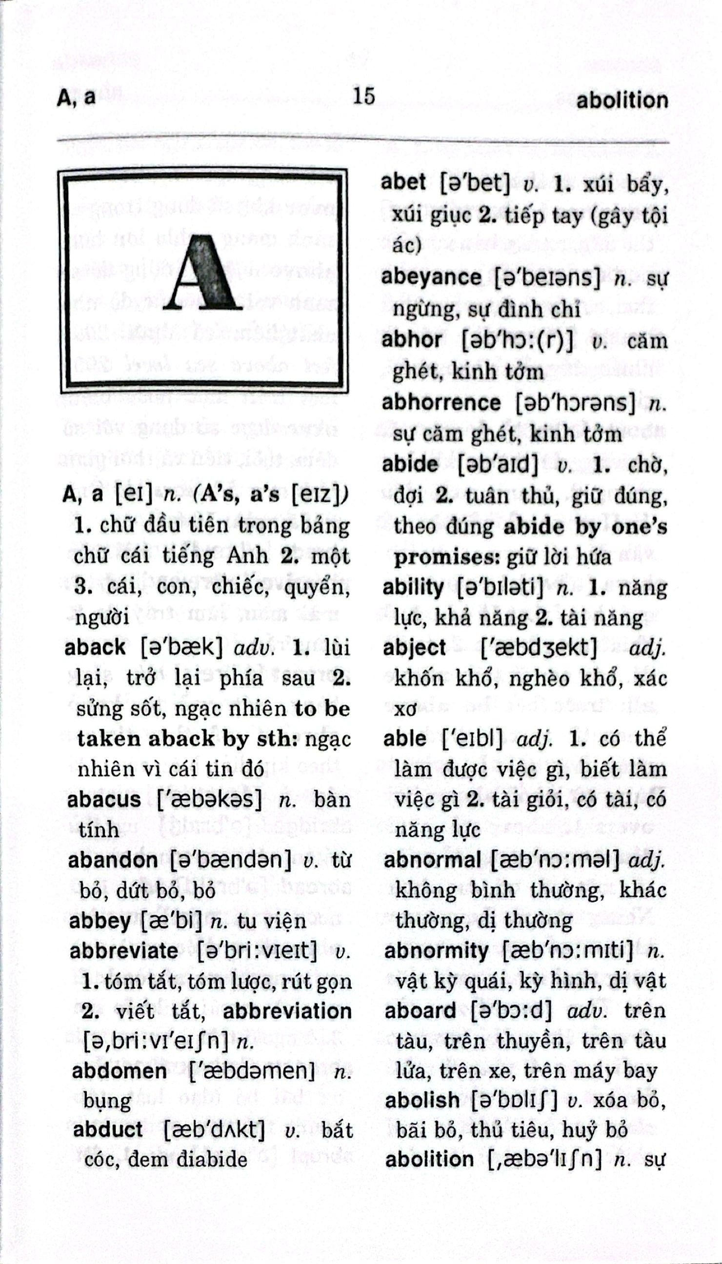 Sách - Từ Điển Anh-Việt Dùng Trong Nhà Trường (160.000 Từ, Cụm Từ Và Thành Ngữ, Tục Ngữ Phổ Biến) - ảnh 5