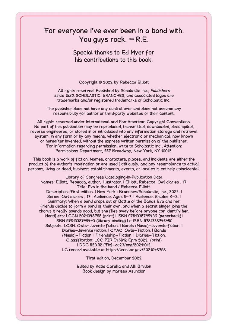 Sách ngoại văn: Owl Diaries - Book 17 - Eva In The Band