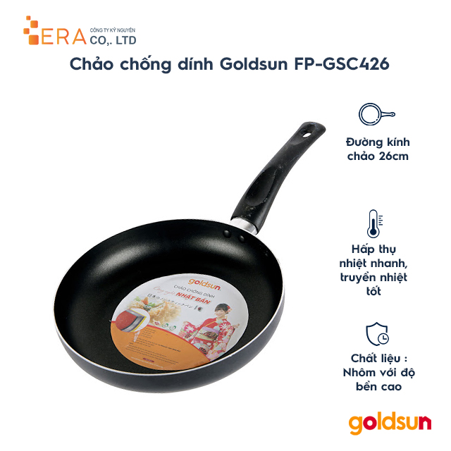 Chảo Chống Dính Goldsun FP-GSC426-IH