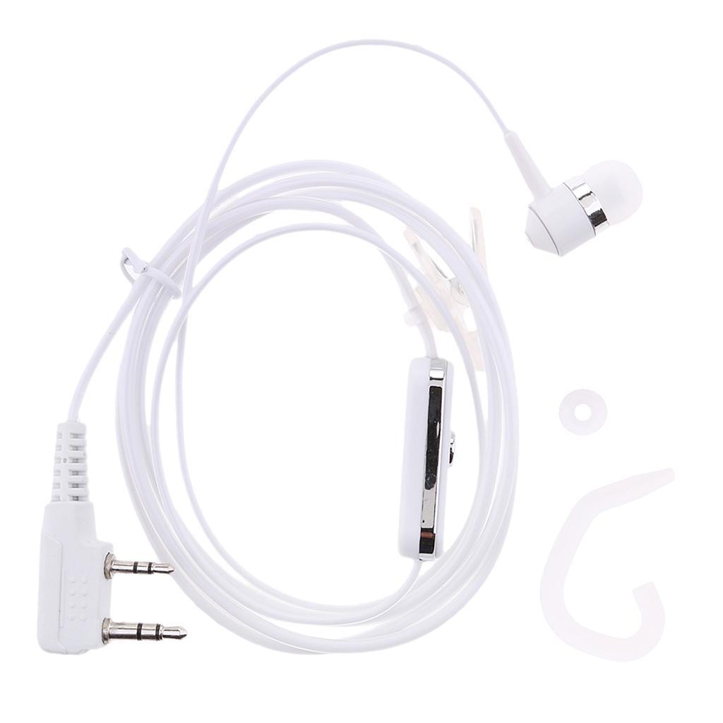 For  EARPHONE EARPIECE HEADSET MIC SECURITY 2 PIN   BLACK