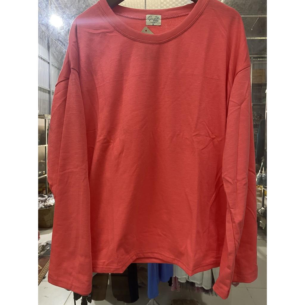 Áo thun nữ dài tay cho người mập