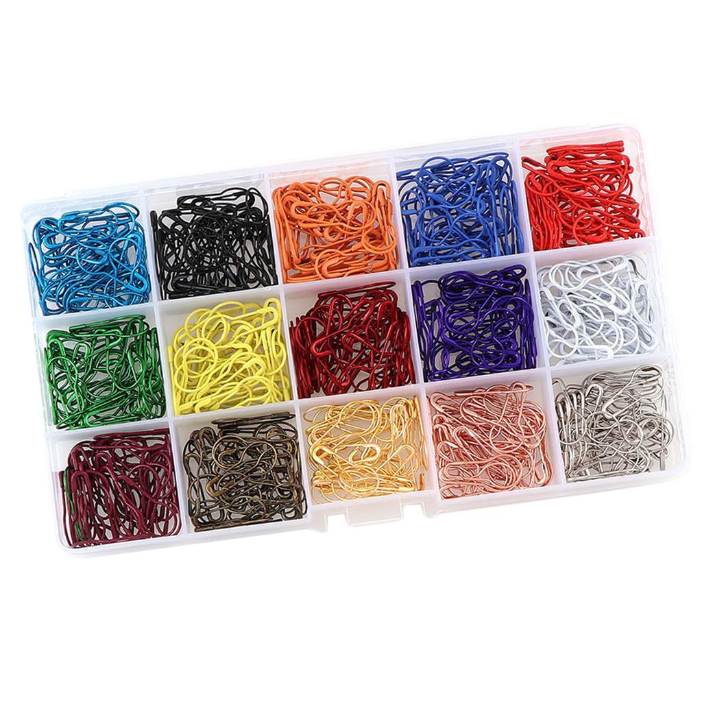 300/600pcs metal pear gourd bulb shape pin Knitting Marker 600pcs