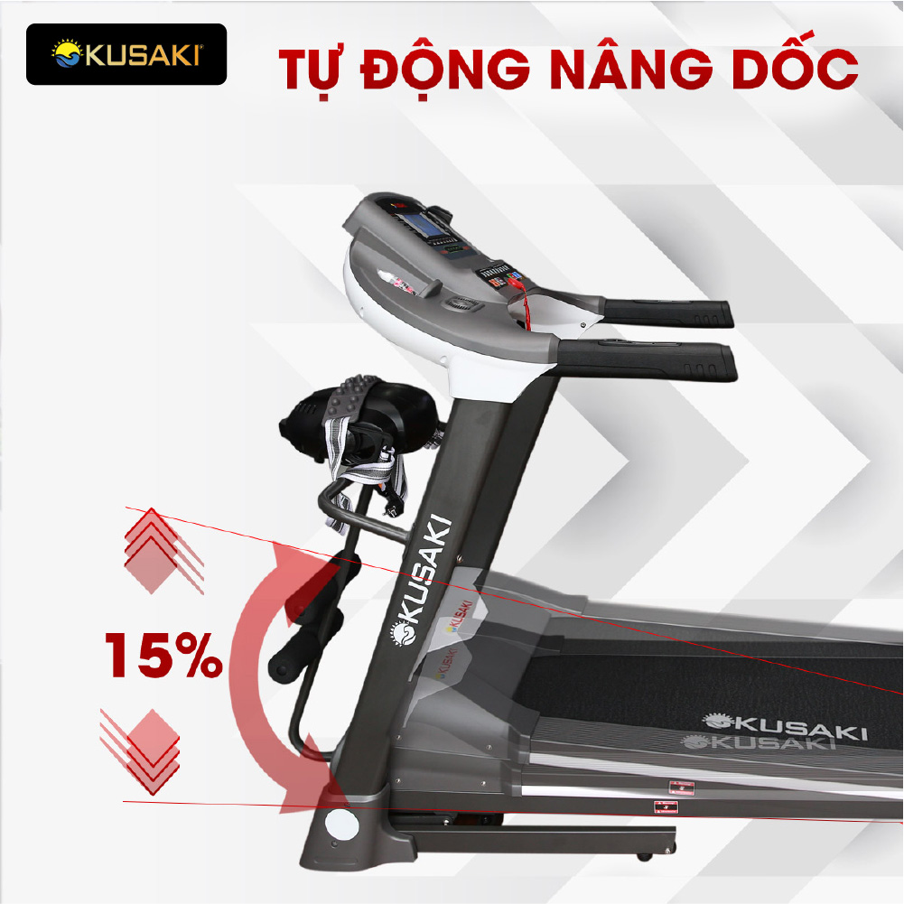 MÁY CHẠY BỘ JP-168 OKUSAKI ĐA NĂNG CAO CẤP