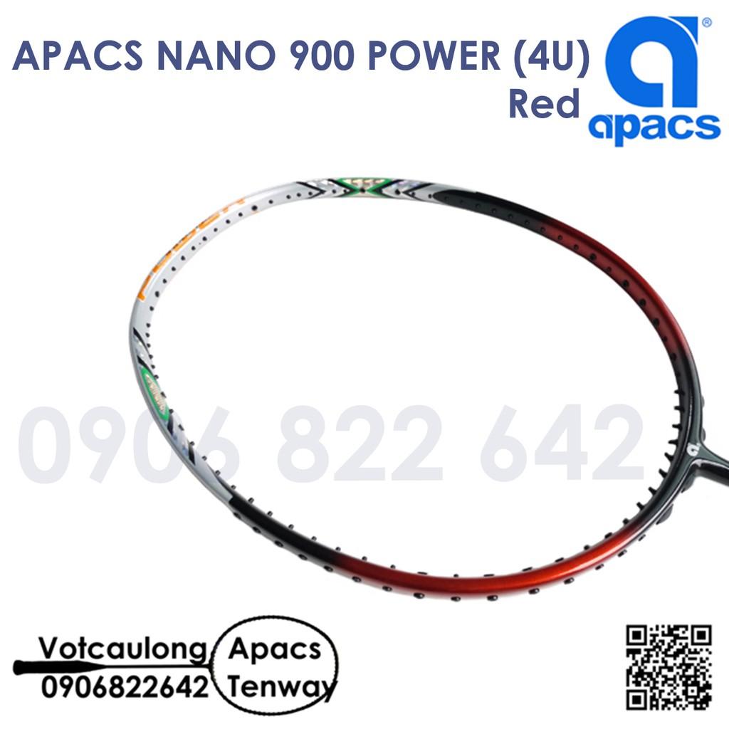 Vợt cầu lông Apacs Nano 900 Power - 4U đỏ | Vợt chính hãng, đánh phong trào