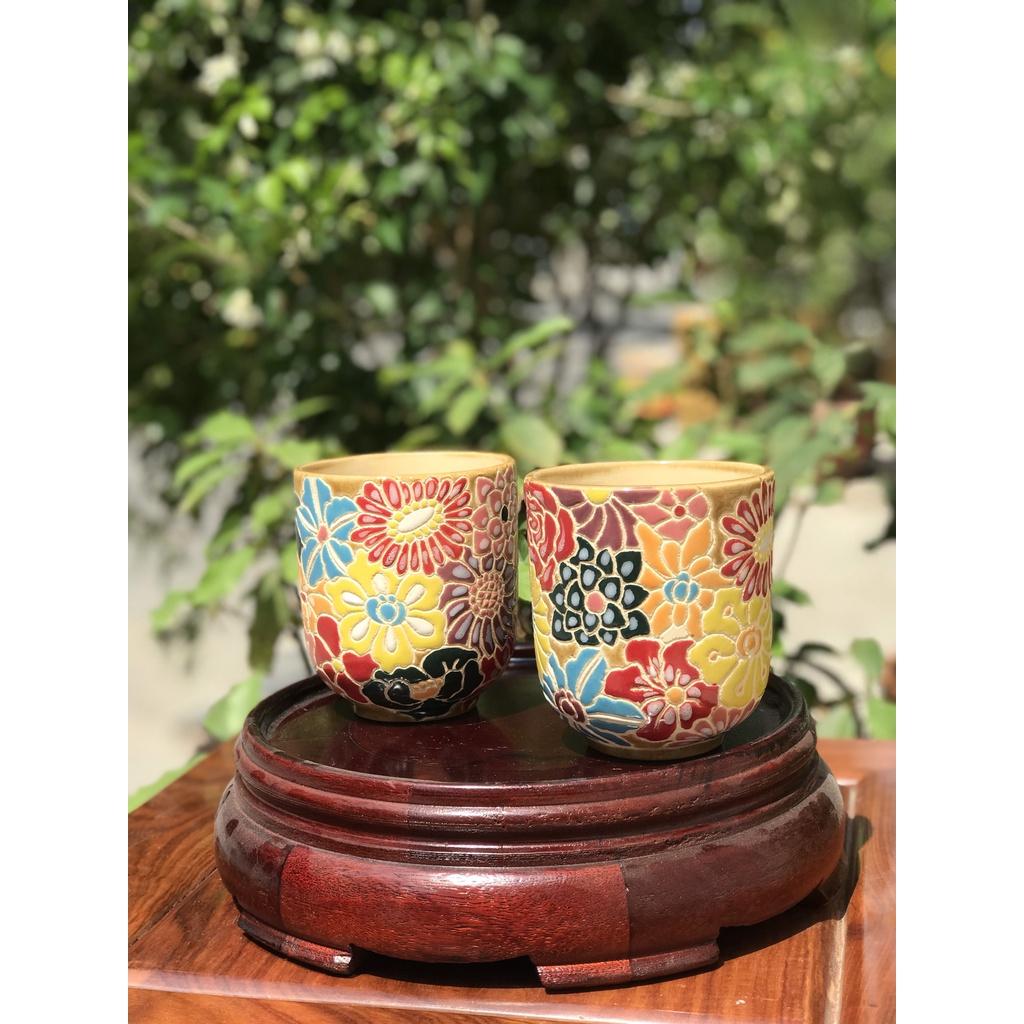 LY BÁCH HOA VẼ THỦ CÔNG GỐM SỨ NAM BỘ