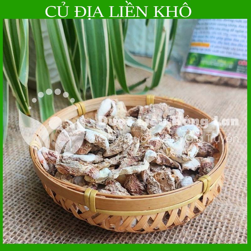 Củ Địa Liền khô sạch đóng gói 1kg