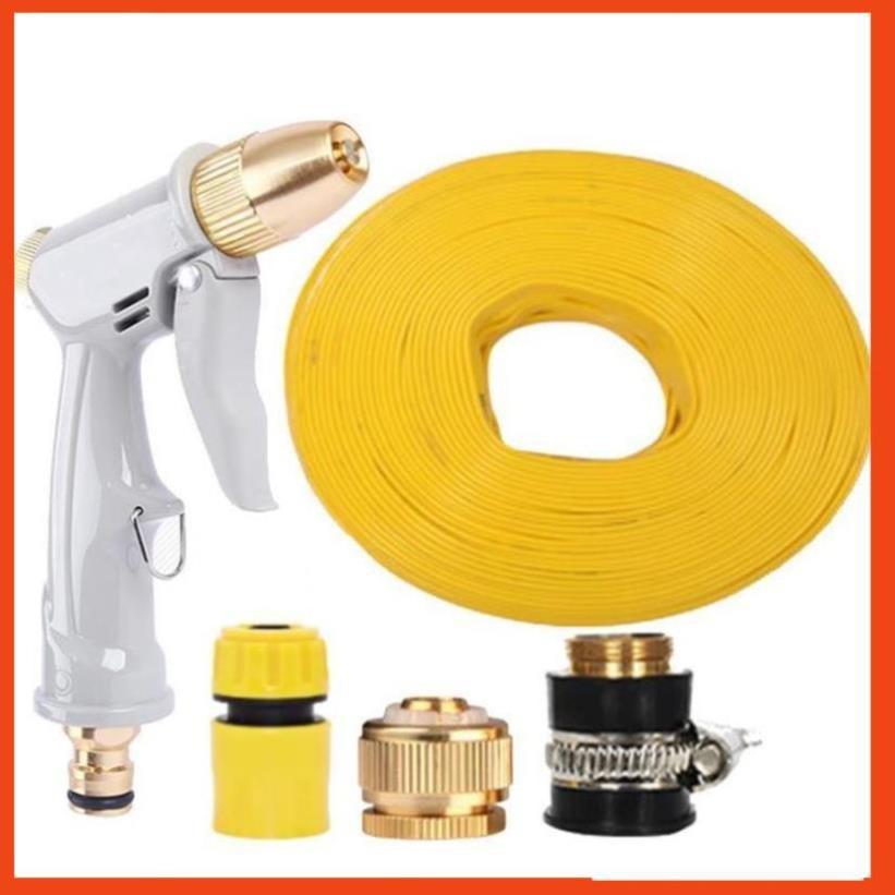 Bộ dây vòi xịt nước tưới cây rửa xe,tăng áp 3 lần, loại 20m  206846