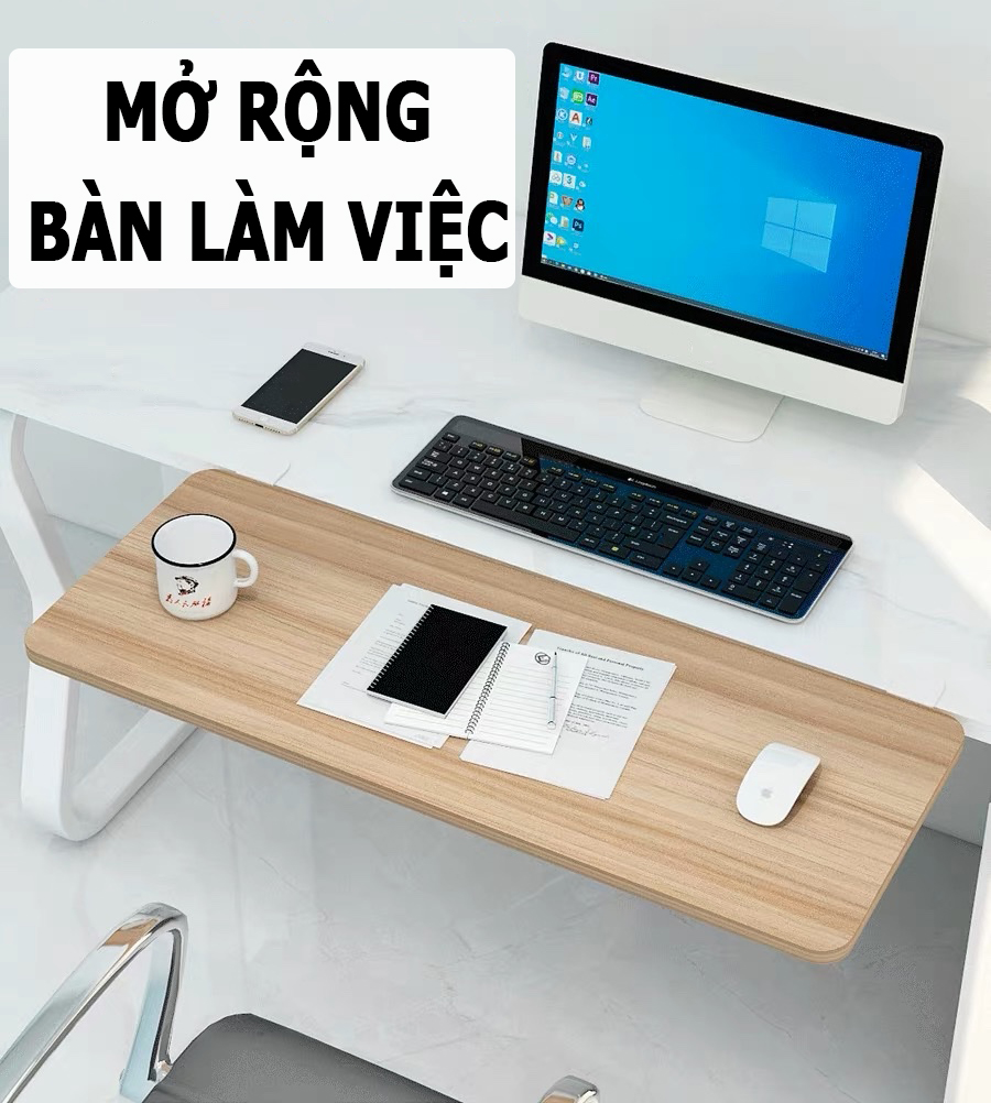 Kệ Gỗ Mở Rộng Bàn Làm Việc; Bảng Mở Rộng Gập Gọn Thông Minh; Bàn Học, Bàn Làm Việc