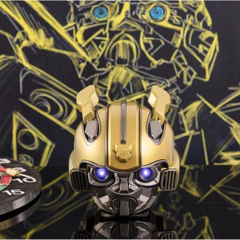 Transformers Loa Bluetooth Không Dây Bumblebee Stereo Loa Siêu Trầm Đèn LED Nhấp Nháy Hỗ Trợ Thẻ TF Phát Lại MP3 Nhiều Chế Độ Color: No trace