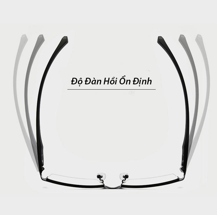 Gọng Kính Cận Thời Trang Nam . Gọng Dẻo Siêu Đàn Hồi