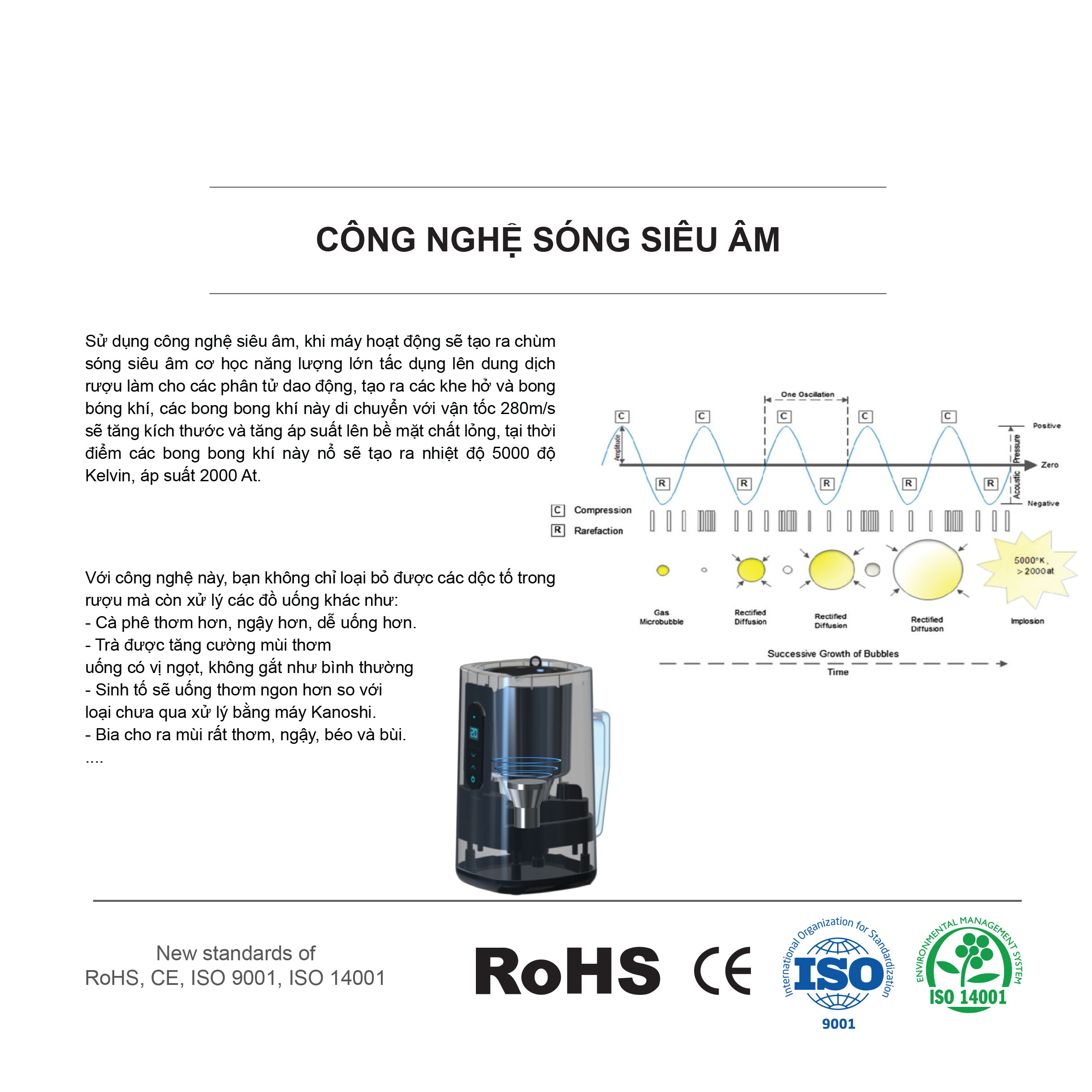 Máy Xử Lý Đồ Uống Kanoshi NT-MAW50ET1 Hàng Chính Hãng