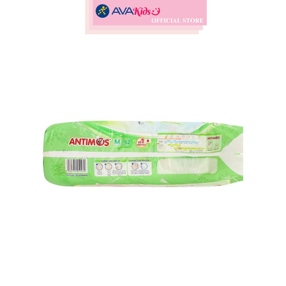 Tã quần Bobby Antimos xua muỗi size M 52 miếng (6 - 11 kg)