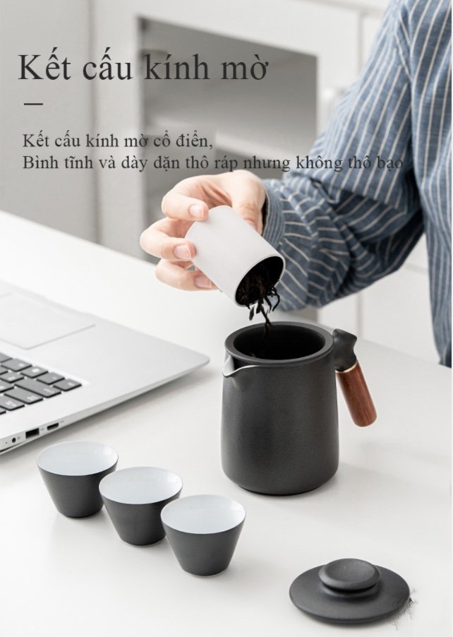 Bộ ấm trà tách nước Quick-off Cup