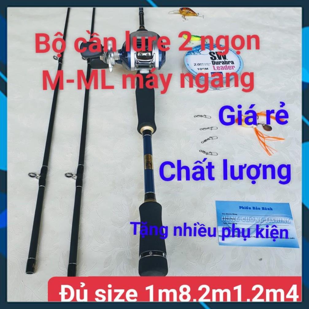 Bộ Cần Câu Lure Máy Ngang 2 Ngọn Fishing Of Catch Hàng Chất Lượng- Gía Siêu RẻBộ Cần Lure Máy Ngang