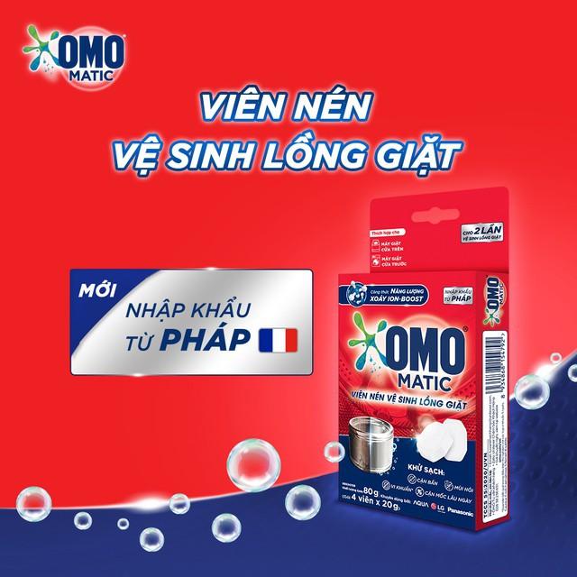 Viên Nén Vệ Sinh Lồng Giặt OMO Matic (20gr/viên) - ( 1hộp - 4 Viên)