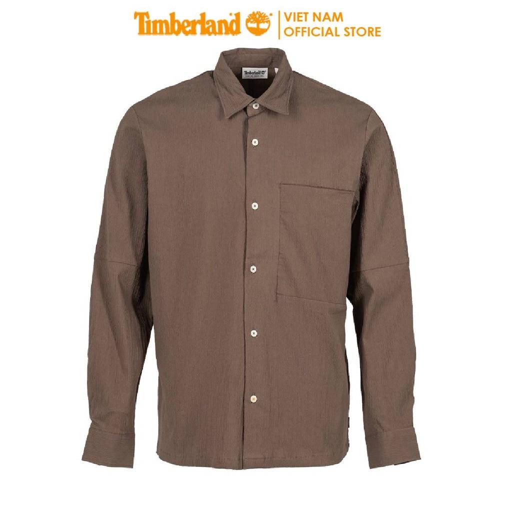 Áo Sơ Mi Dài Tay Nam Timberland Story Telling Ovr Shirt Màu Nâu TB0A2DD4K0