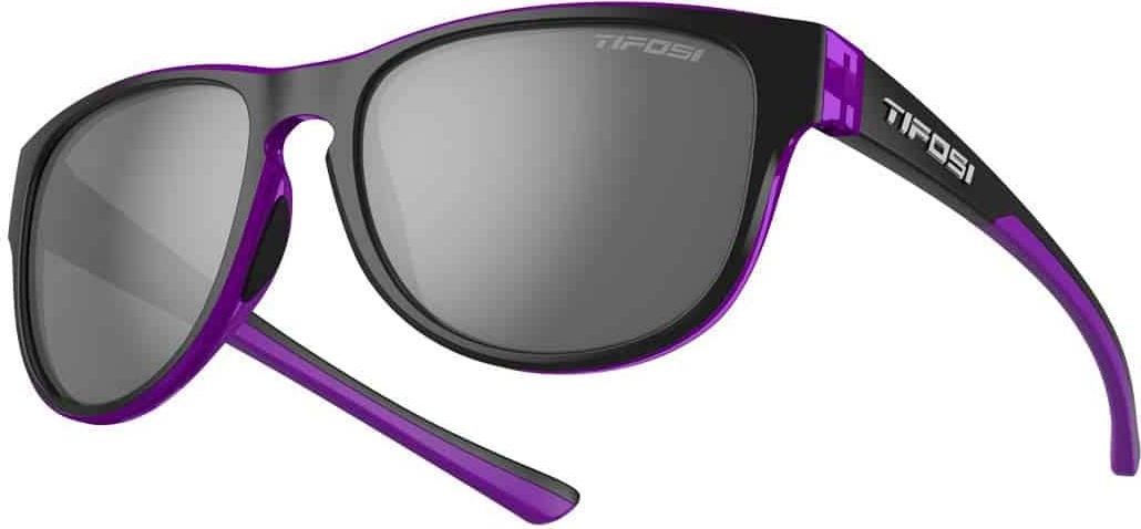 Kính mát thể thao Unisex Tifosi Smoove - Gọng Onyx/Ultra-Violet, Tròng Smoke