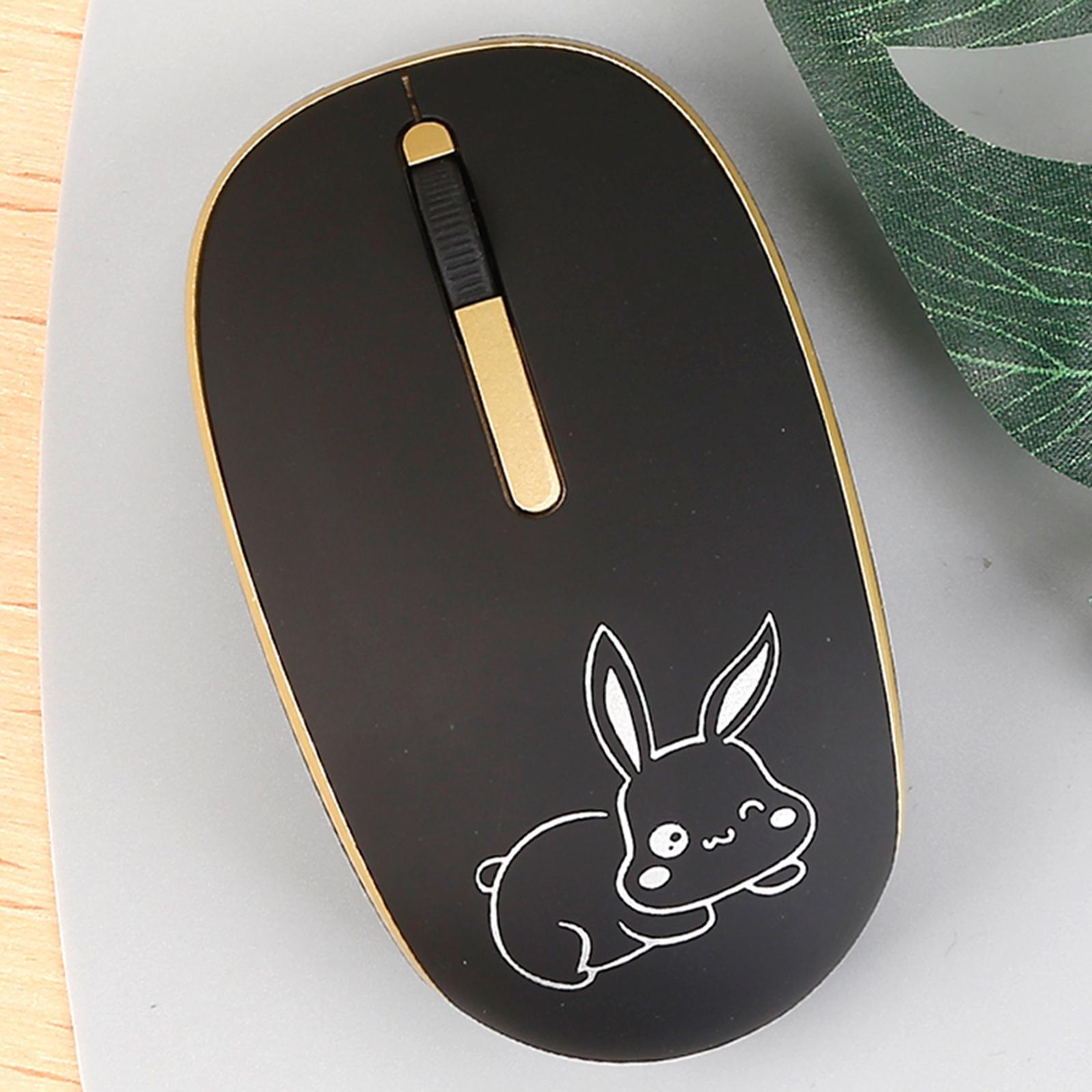 2.4G Wireless Mouse Silent Clicking with USB Receiver for Notebook Desktop