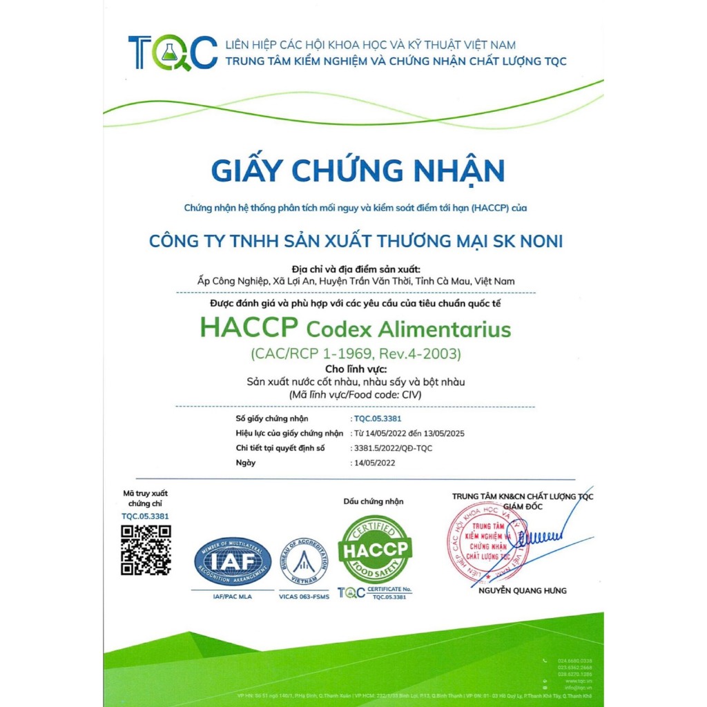 Combo 2 chai Nước cốt trái nhàu SK Noni Juice Premium 375ml