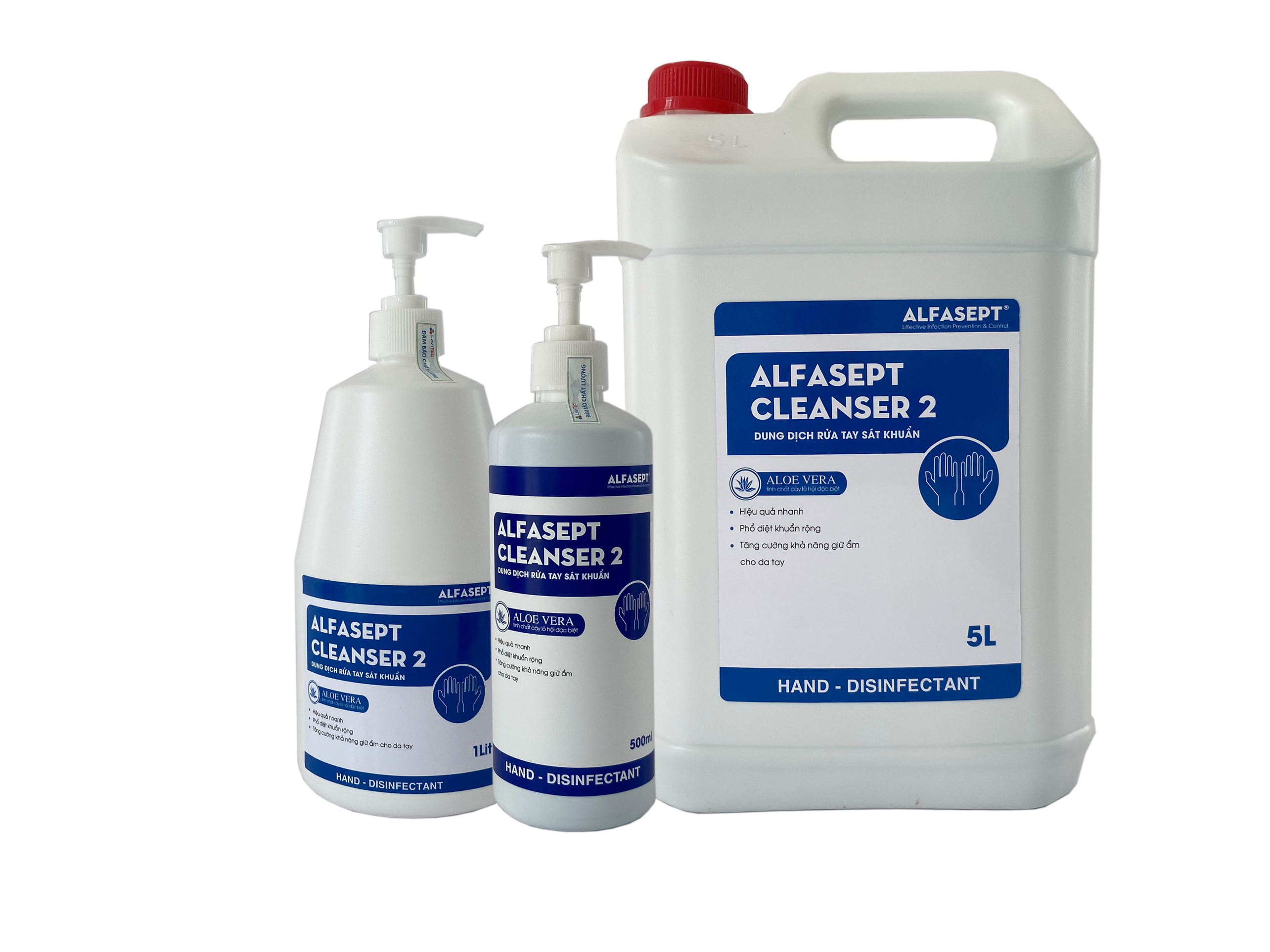 Xà phòng khử khuẩn vệ sinh tay ALFASEPT Cleanser 2 - Bảo vệ gia đình bạn khỏi các vi khuẩn gây hại