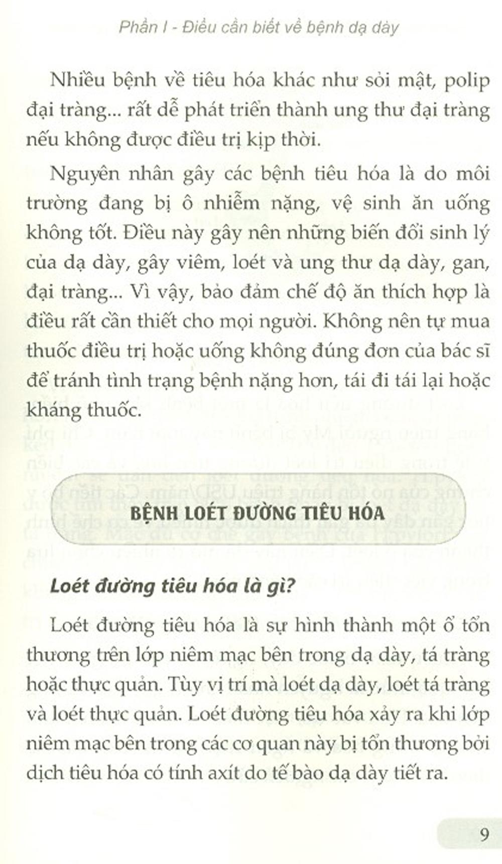 Sách Cẩm Nang Phòng &amp; Điều Trị - Bệnh Dạ Dày &amp; Ống Tiêu Hóa