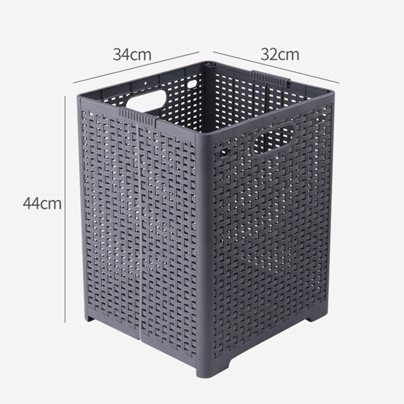 Giỏ đựng quần áo máy giặt xếp gọn Foldable Plastic Laundry Basket 44 x 33,5 x 31,5cm