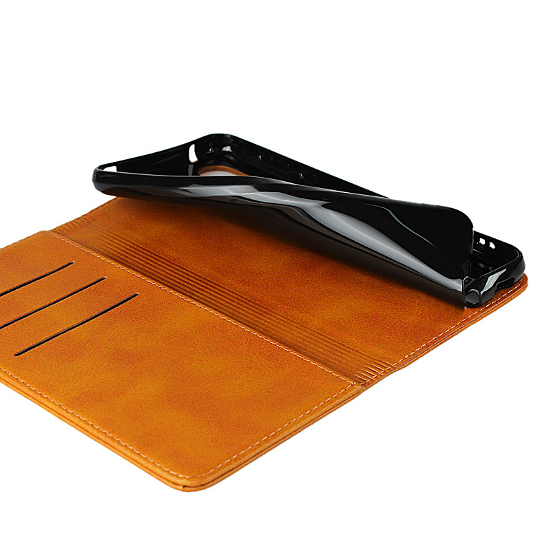 Bao da dành cho iPhone 6/7/8/X/XR/XsMax/11/11ProMax nắp gập da cao cấp, mềm xịn, bền màu có ngăn dựng thẻ ATM, giấy tờ cá nhân