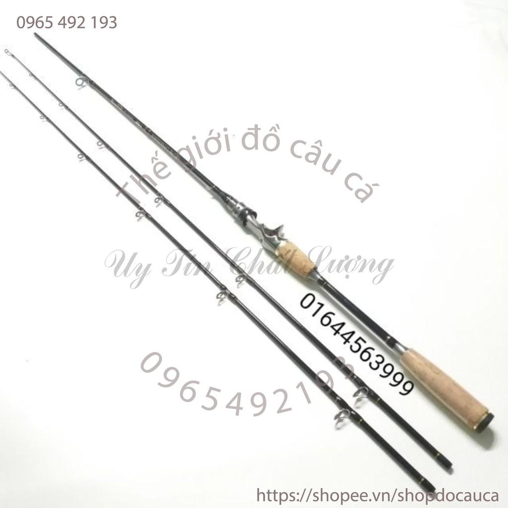 Cần câu cá 2m1 máy ngang FISHING ROD 2 ngọn