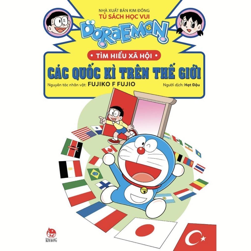 Truyện - Doraemon Tìm Hiểu Xã Hội - Các Quốc Kì Trên Thế Giới - Fujiko Fujio - Kim Đồng