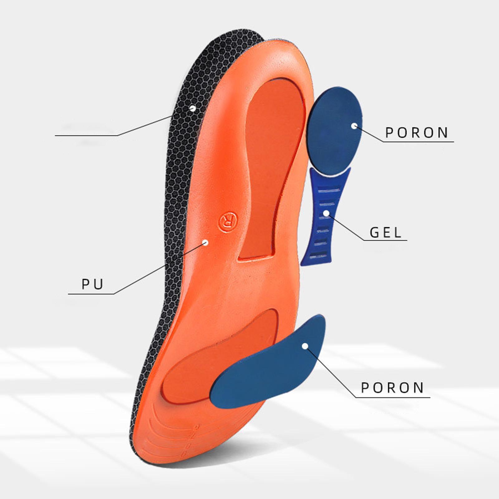 Orthotic Arch Support Shoe Inserts Orthopedic Elastic Air Cushion for Men Women Running