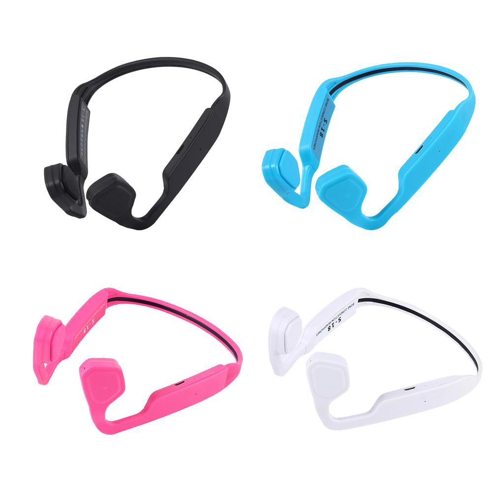 Headset Sport Wireless Open Headphones Black