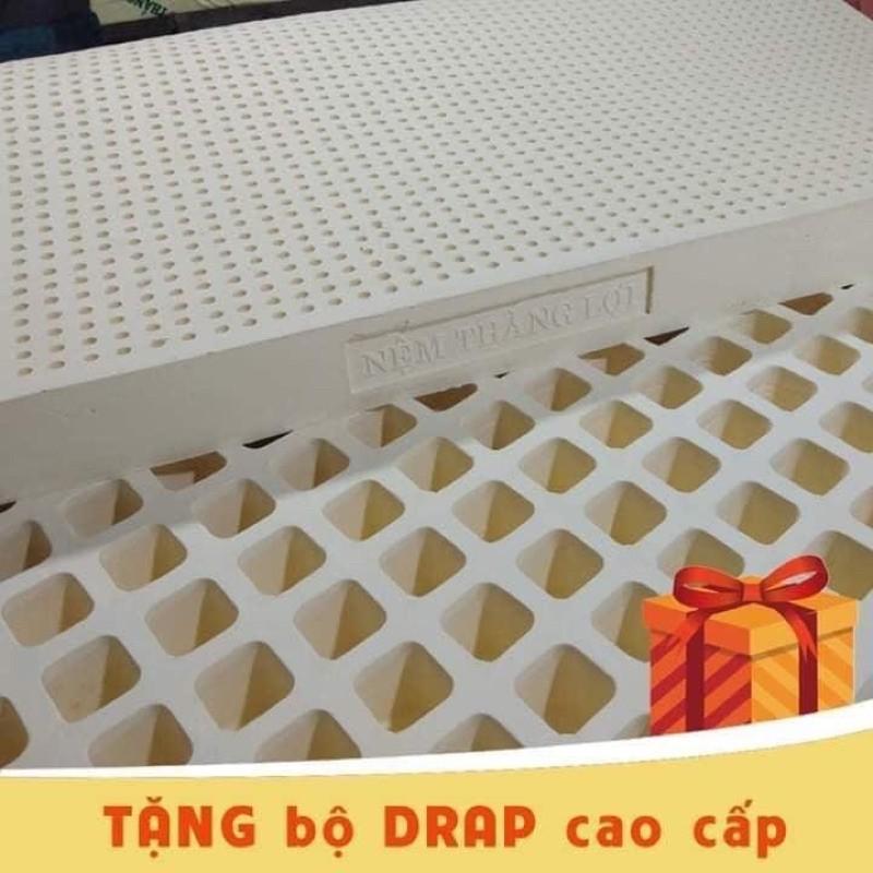 nệm cao su thắng lợi 100%cao su thiên nhiên cao10  1m(+qua tặng)