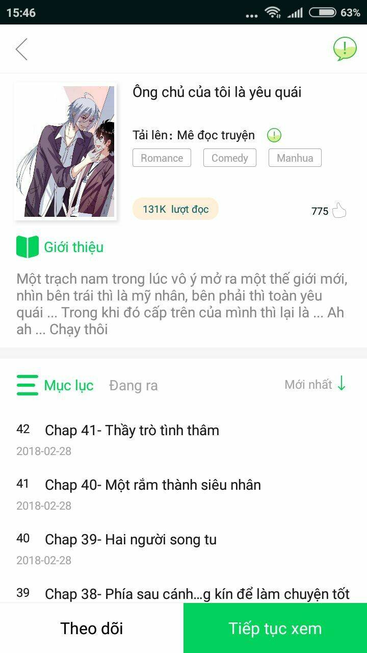 ông chủ của tôi là yêu quái chapter 16 30