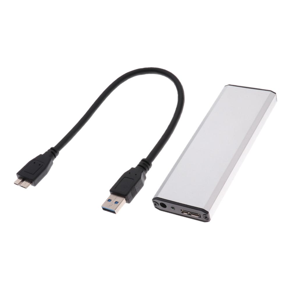 Aluminum USB 3.0 Hard Drive Disk External Enclosure Case for HDD and SSD