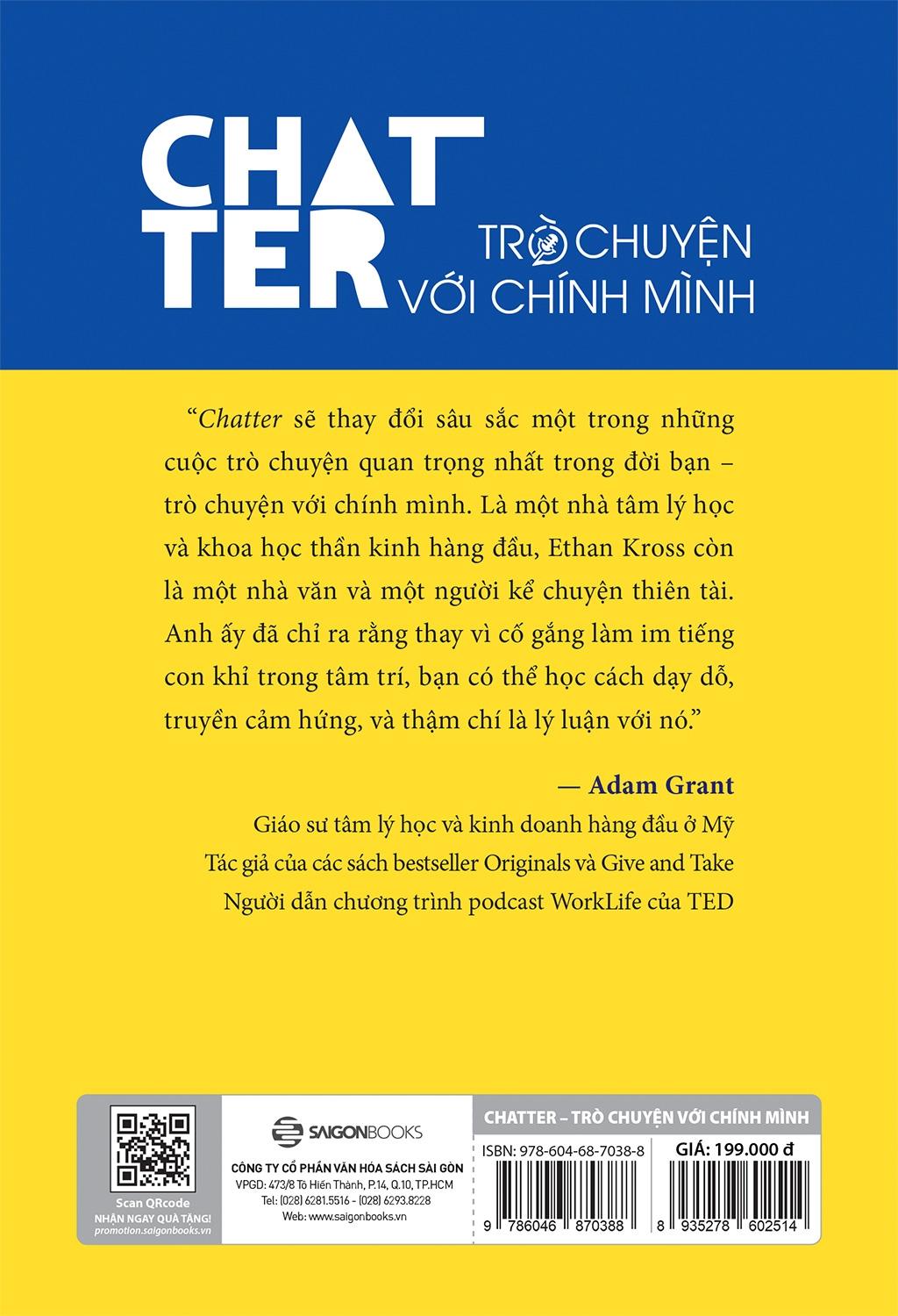 Sách Chatter - Trò Chuyện Với Chính Mình