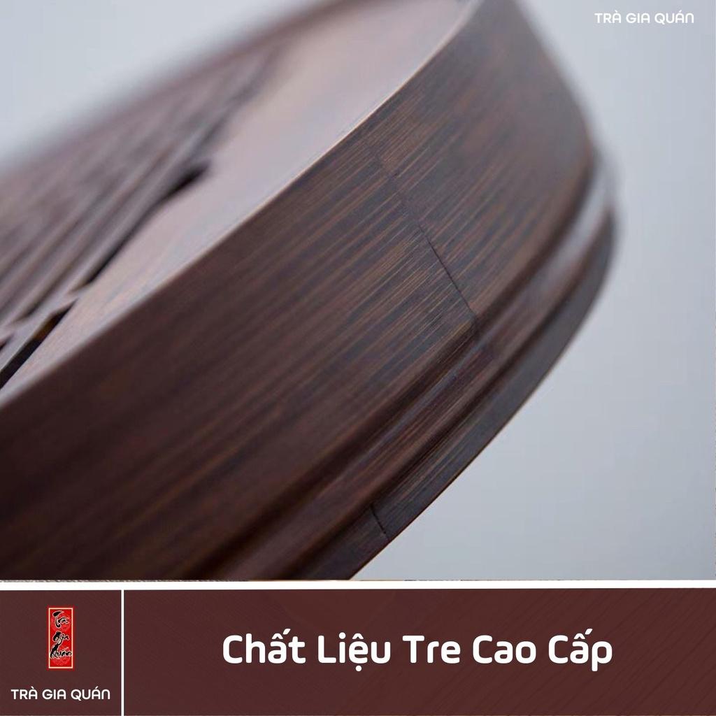 Khay Trà Tre Cao Cấp Tròn KT 14