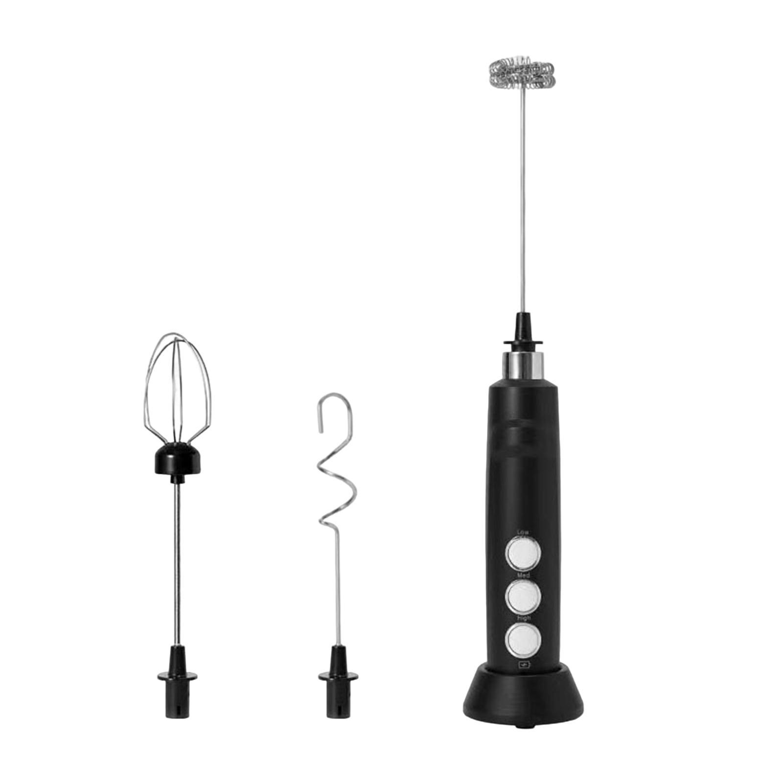 Portable Electric Milk Frother Handheld Egg Beater Mixer for Frappe Drink