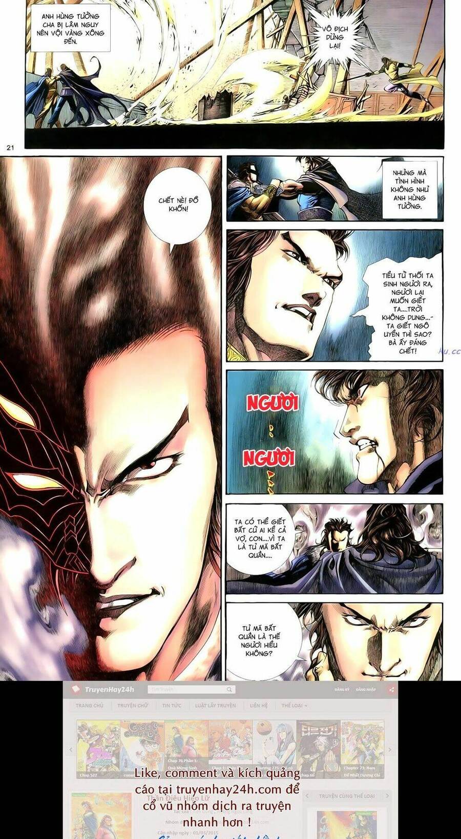 anh hùng vô lệ chapter 77 24