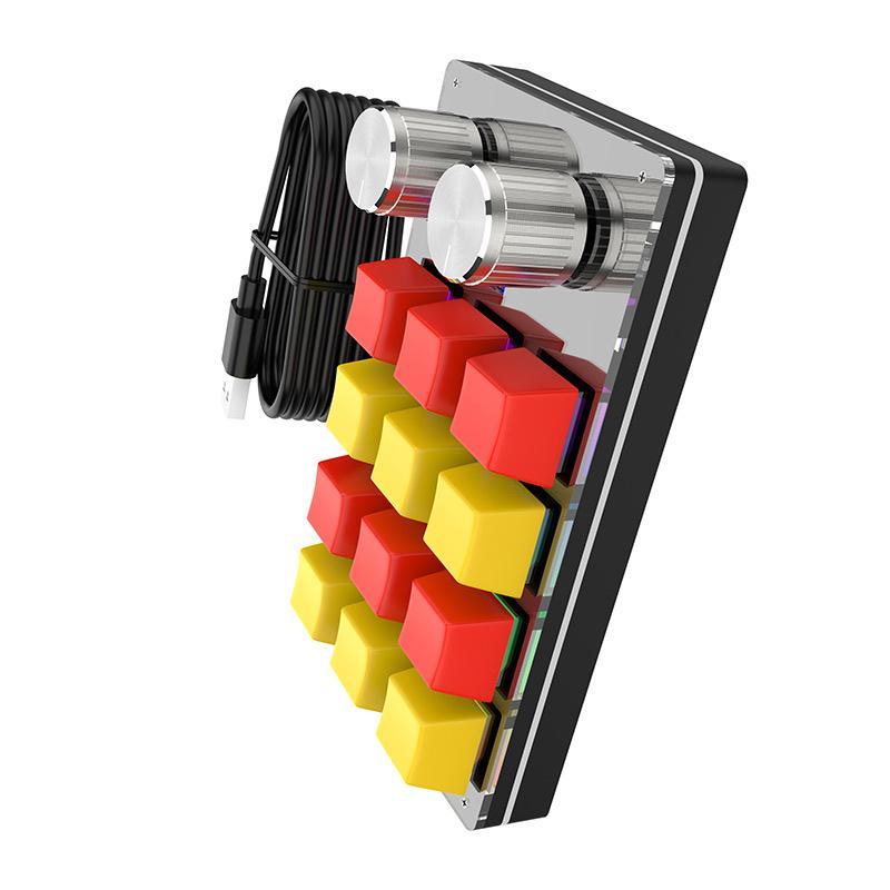 Giá thấp nhất 12 phím Bluetooth có dây tùy chỉnh lập trình vẽ bàn phím nhỏ gọn phím tắt sao chép dính điều chế âm lượng một phím