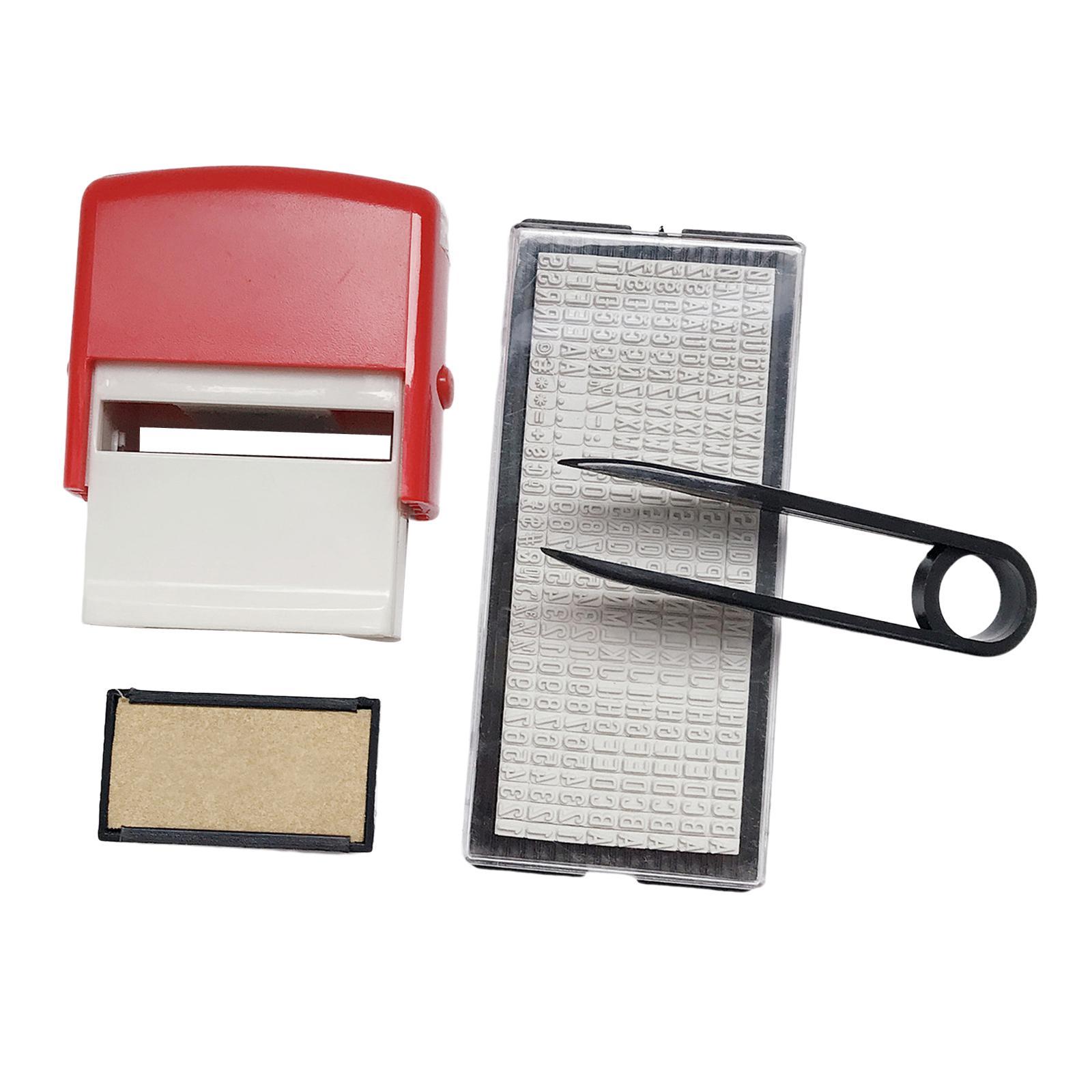 Compact Personalised  Stamp Set DIY Stamp Set for Hobby Teachers School