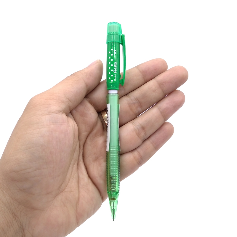 Bộ 2 Bút Chì Bấm Pentel 0.5mm AX105C-K - Màu Xanh Lá