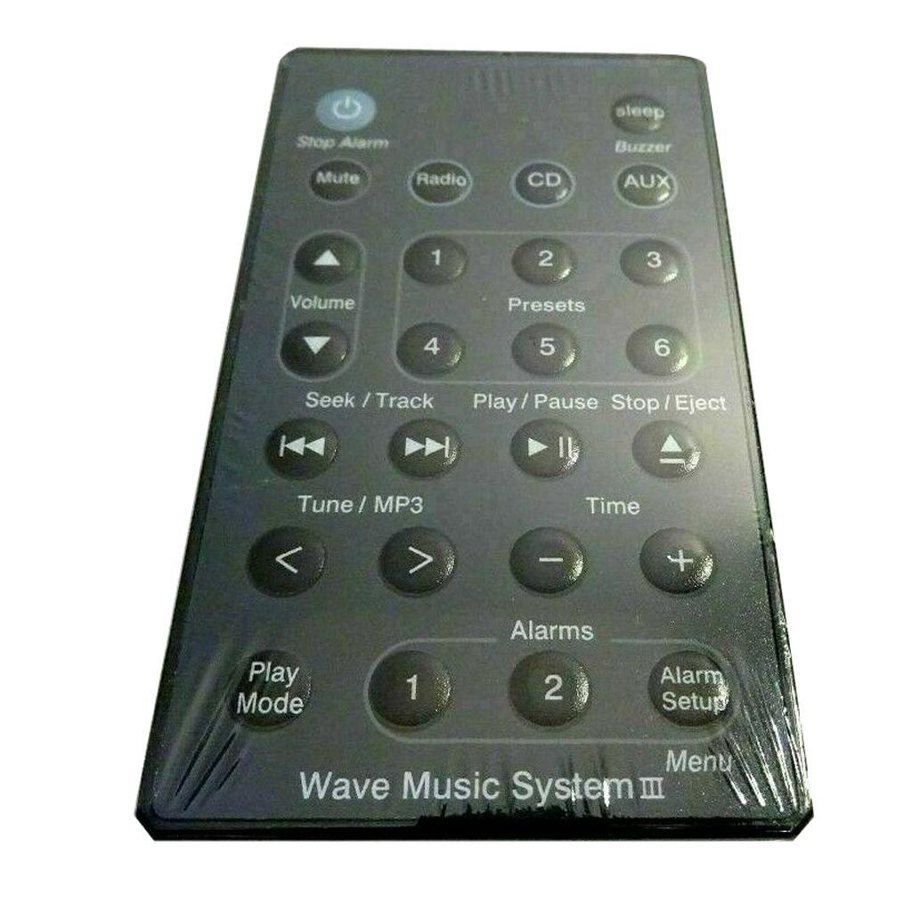 2pcs Remote Control Suit for B-Wave Music Radio System I II III IV Black