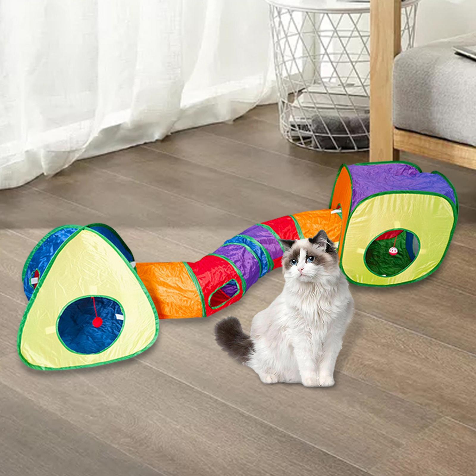 Cat Tunnel Playing Hut Play Tunnels Outside for Hamster Small Animals Rabbit
