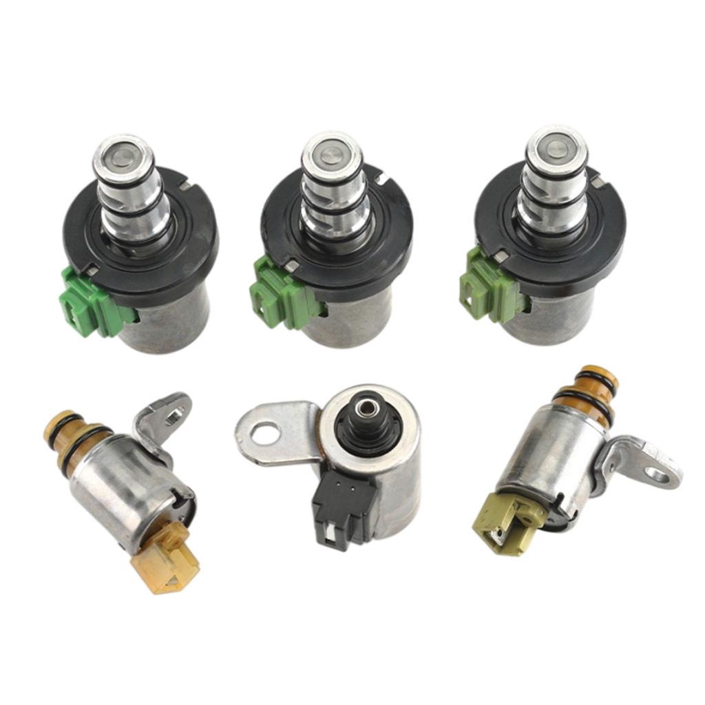 Transmission Solenoid Kit 6 Pieces for Mazda 2 3 5 6 CX7 MPV 4F27E Car