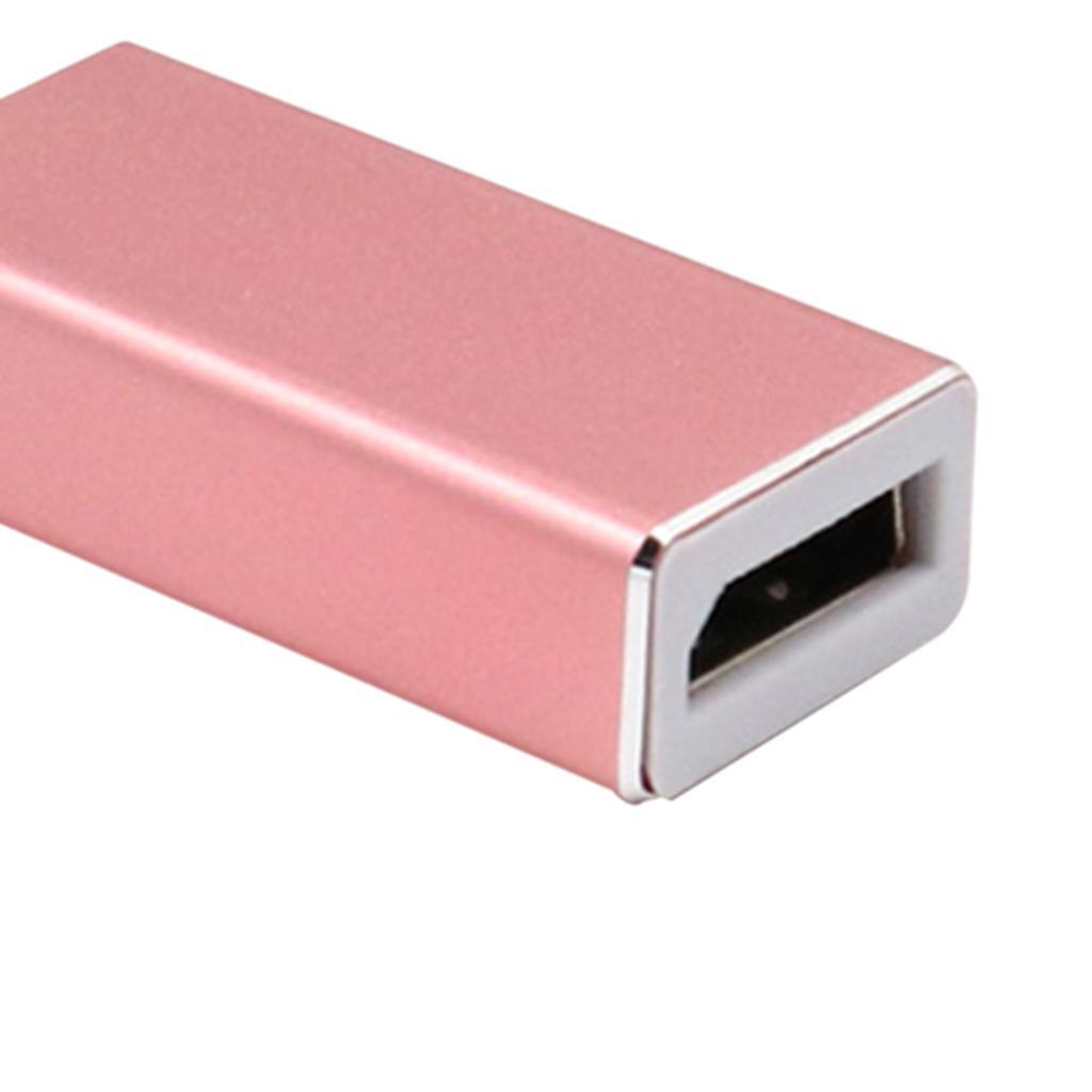 USB-C Type C Male to Displayport DP Port Female Converter Cable Rose Gold