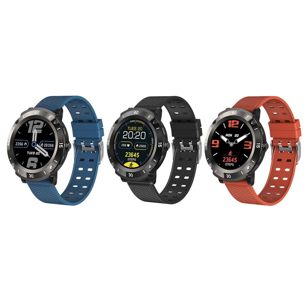 Smart Watch Fitness Tracker Fit Bluetooth Step Caolorie Sport Touch Screen Blue