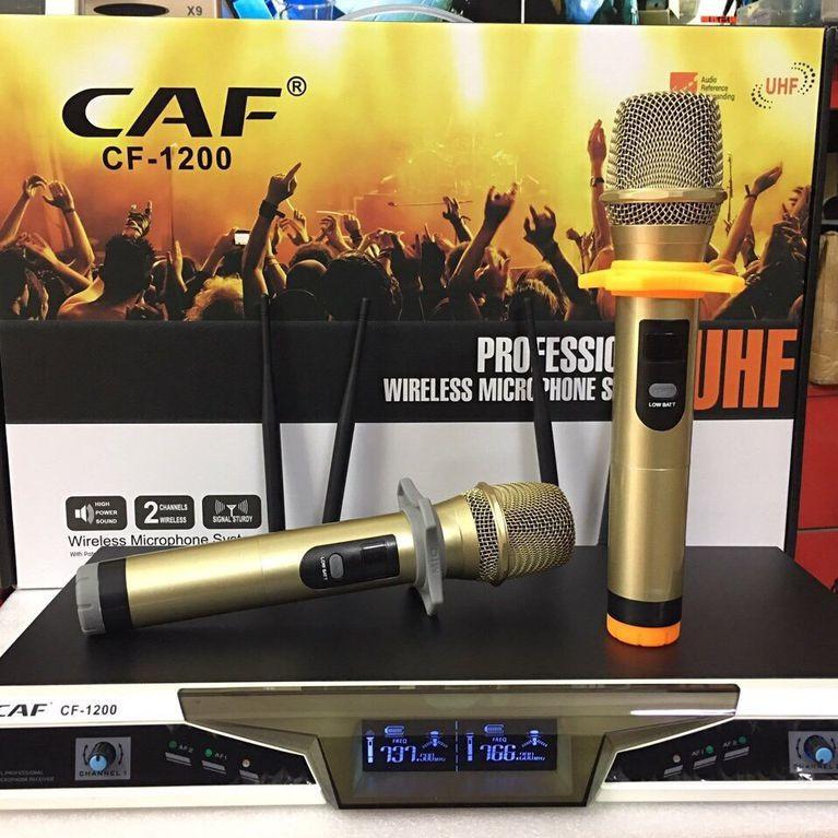 Micro karaoke không dây CAF CF-1200, hát karaoke gia đình, các buổi họp mặt, thiết kế sang trọng-tinh tế