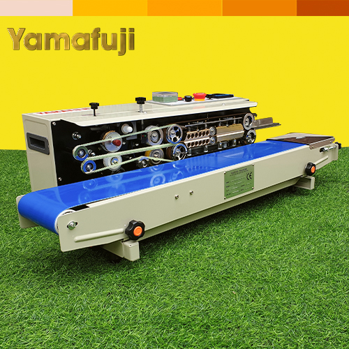 Máy hàn miệng túi liên tục Yamafuji FRD-1000WP (có in date bằng mực)